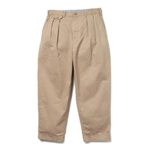 Load image into Gallery viewer, 2 Pleats Twill Trousers - Khaki