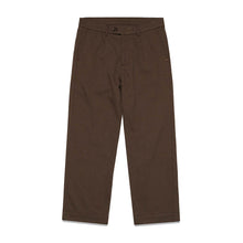 Load image into Gallery viewer, Double Pleated Trouser - Brown Braided Weave