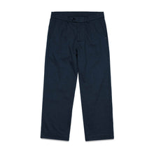 Load image into Gallery viewer, Double Pleated Trouser - Blue Braided Weave