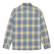 Load image into Gallery viewer, Crosscut Flannel Shirt - Powder Blue Plaid