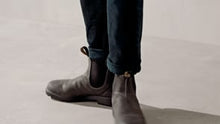 Load and play video in Gallery viewer, 1910 Chelsea Boot - Steel Grey Suede