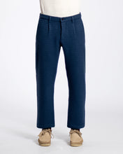 Load image into Gallery viewer, Ryder Trouser - Insignia Blue Textured Jacquard
