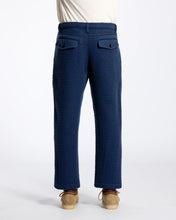 Load image into Gallery viewer, Ryder Trouser - Insignia Blue Textured Jacquard