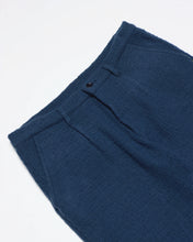 Load image into Gallery viewer, Ryder Trouser - Insignia Blue Textured Jacquard