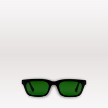 Load image into Gallery viewer, Leon Black - Green Solid Lens