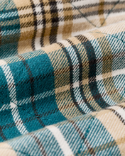 Load image into Gallery viewer, Insulated Flannel Jac-Shirt - Teal / Khaki Plaid