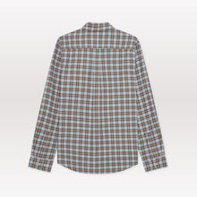 Load image into Gallery viewer, Check Shirt - Faded Denim Blue
