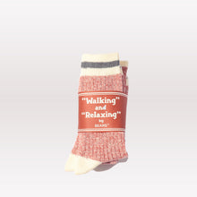 Laden Sie das Bild in den Galerie-Viewer, Rag Socks 2 Pack - Red / Grey