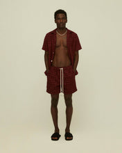 Load image into Gallery viewer, Terry Shorts - Burgundy Terrace