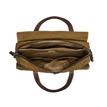 Load image into Gallery viewer, 24 Hour Tin Cloth Briefcase - Dark Tan