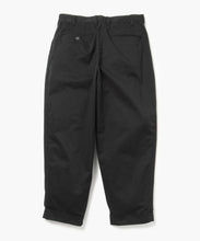 Load image into Gallery viewer, 2 Pleats Tapered Twill Trousers - Black