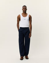 Load image into Gallery viewer, Romeo Pleated Chino Pants - Navy