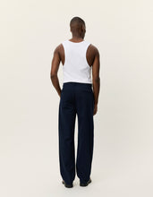 Load image into Gallery viewer, Romeo Pleated Chino Pants - Navy