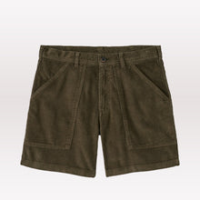 Load image into Gallery viewer, Organic Cotton Cord Utility Shorts 6 In. - Basin Green