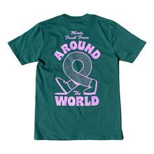 Load image into Gallery viewer, Walking Logo T-Shirt - Green / Grape