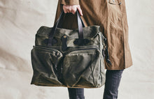 Load image into Gallery viewer, 24 Hour Tin Cloth Briefcase - Otter Green