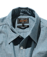 Load image into Gallery viewer, Chambray Work Shirt - Sax
