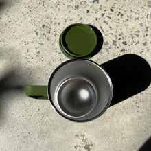 Load image into Gallery viewer, Coffee Mug - Walking Logo Army Green