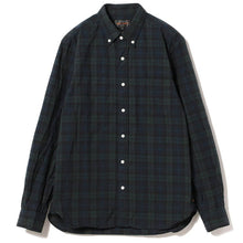 Load image into Gallery viewer, Indigo Check Button Down Shirt - Black Watch