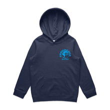 Load image into Gallery viewer, Kids Globe Logo Hoodie - Navy Sky