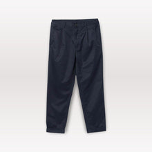 Laden Sie das Bild in den Galerie-Viewer, Bundfaltenhose aus Twill - Marineblau