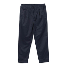 Load image into Gallery viewer, Single Pleat Twill Trousers - Navy