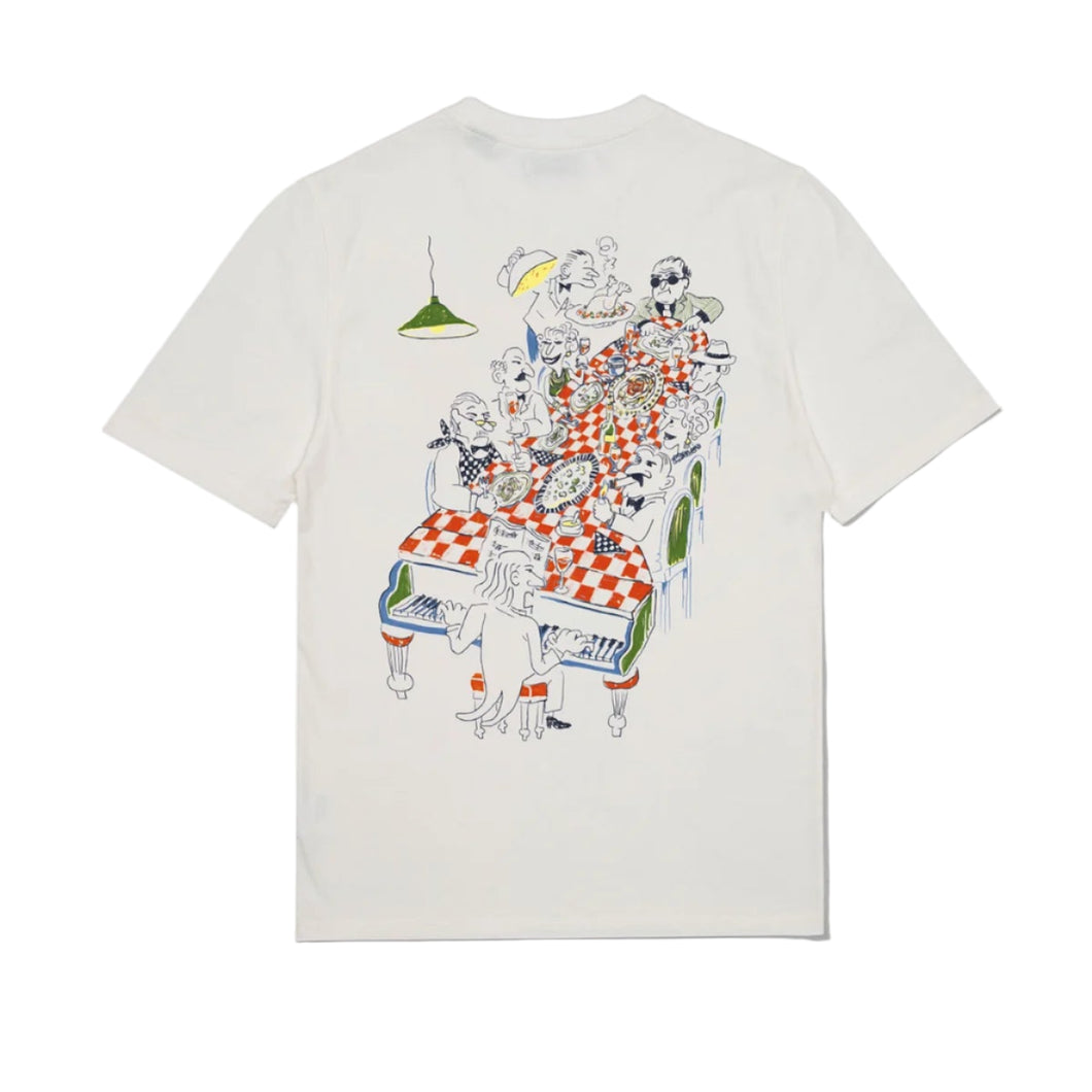 Piano Bar Tee - White