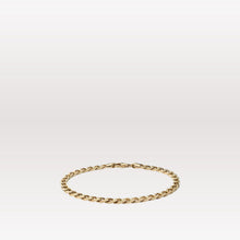Load image into Gallery viewer, 4mm Cuban Chain Bracelet - Gold Vermeil, Polished
