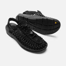 Load image into Gallery viewer, Keen Uneek in Black / Black, back view
