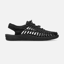 Load image into Gallery viewer, Keen Uneek in Black / Black, side profile
