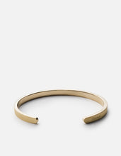 Load image into Gallery viewer, Singular Cuff - Matte Brass, angle
