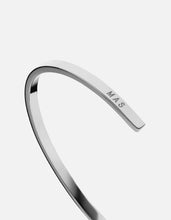 Load image into Gallery viewer, 3mm Arbor Cuff - Sterling Silver, worn

