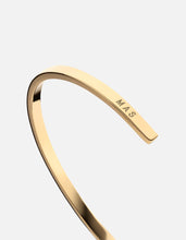 Load image into Gallery viewer, 3mm Arbor Cuff - Gold Vermeil, worn
