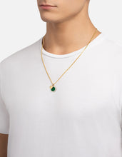 Load image into Gallery viewer, Saint Christopher Surf Necklace - Gold Vermeil, detail

