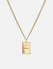Load image into Gallery viewer, Luma Agate Pendant Necklace - Gold Vermeil, worn
