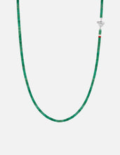 Load image into Gallery viewer, Zane Agate Necklace - Sterling Silver, worn
