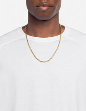 Load image into Gallery viewer, 3mm Figaro Chain Necklace - Gold Vermeil, detail
