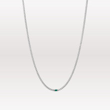 Load image into Gallery viewer, Lyra Agate Chain Necklace - Sterling Silver
