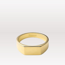 Load image into Gallery viewer, Geo Signet Ring - Gold Vermeil
