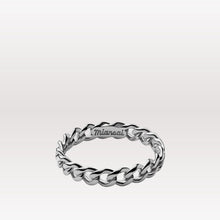 Load image into Gallery viewer, Cuban Link Ring - Sterling Silver
