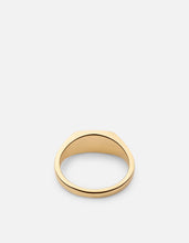 Load image into Gallery viewer, Oxen Ring - Gold Vermeil, angle
