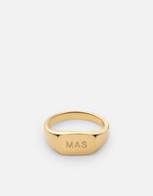 Load image into Gallery viewer, Arden Ring - Gold Vermeil, worn
