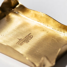 Load image into Gallery viewer, Puebco Brass Small Tray stamped base detail
