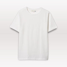 Load image into Gallery viewer, 215 Loopwheeled Classic Fit Midweight T-Shirt - White, flat lay
