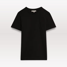Load image into Gallery viewer, 215 Loopwheeled Classic Fit Midweight T-Shirt - Deep Black, flat lay

