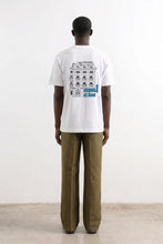 Load image into Gallery viewer, Edmmond Studios Music Center Tee in white, worn
