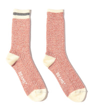 Laden Sie das Bild in den Galerie-Viewer, Rag Socks 2 Pack - Red / Grey
