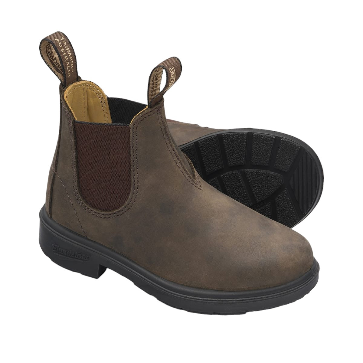 brown chelsea boots kids