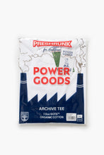Laden Sie das Bild in den Galerie-Viewer, Power Goods Archive T-Shirt White - fabric detail
