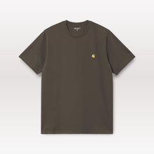 Cargar imagen en el visor de la galería, Carhartt WIP S/S Chase T-Shirt Shungite Gold
